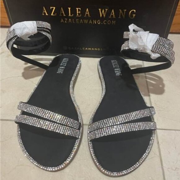 Azalea Wang TELL ME SOMETHING I WANT TO HEAR DIAMOND SANDAL - Picture 2 of 2